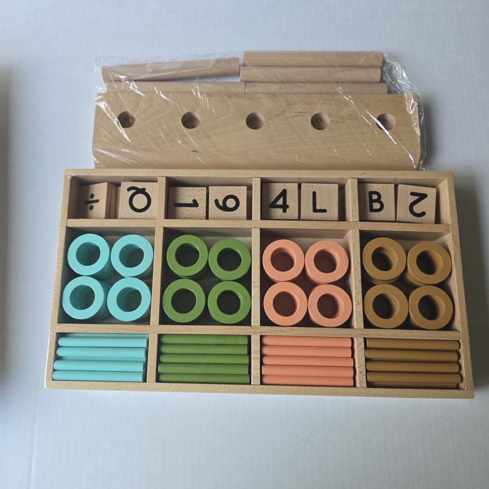 Wonder & Wise The Path to Math Wooden Counting Set - Picture 4 of 8